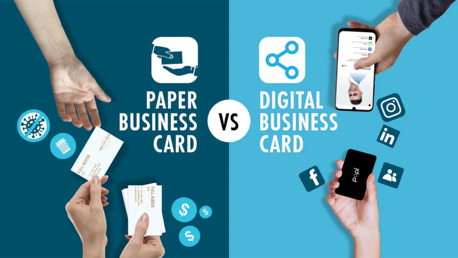 The Ultimate Guide: Paper Business Cards vs. Digital Business Cards