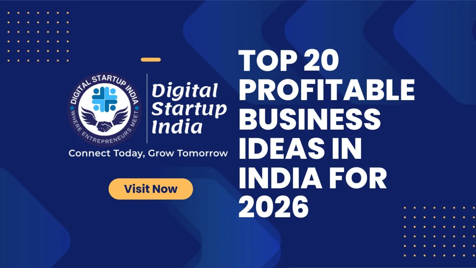 Top 20 Profitable Business Ideas in India for 2026
